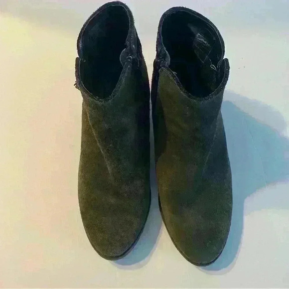 Andre Womens Charcoal Grey Suede Heeled Ankle Boots Fringe Tassel  Size 36/5.5 - Picture 5 of 12